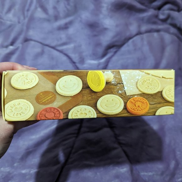 Mrs Anderson's Silicone Cookie Stamps Trio Smiley Home Made With Love! New - Picture 8 of 9